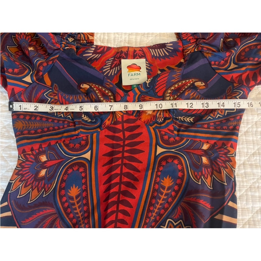 FARM Rio Macaw Arabesque Maxi Sundress. XSmall. New without tag. - Picture 5 of 5